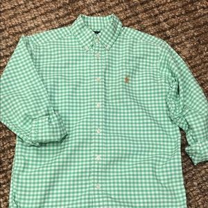 Boys Ralph Lauren Button Down 10/12 M